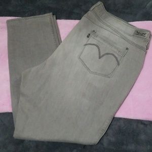 Grey Torrid Skinny Jean's Plus Size 24